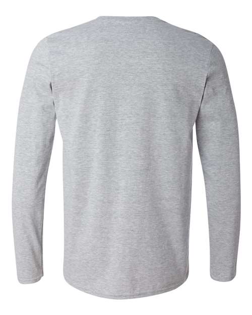 Gildan 1941, 64400 Unisex Softstyle Long Sleeve T-shirt, Sport Grey