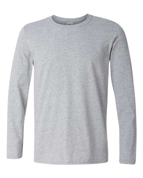Gildan 1941, 64400 Unisex Softstyle Long Sleeve T-shirt, Sport Grey