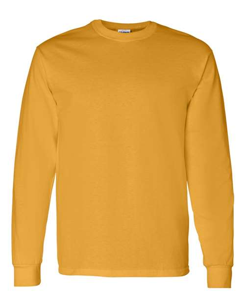 Gildan 5400, Unisex Heavy Cotton Long Sleeve T-shirt, Gold