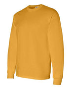 Gildan 5400, Unisex Heavy Cotton Long Sleeve T-shirt, Gold
