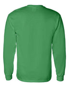 Gildan 5400, Unisex Heavy Cotton Long Sleeve T-shirt, Irish Green