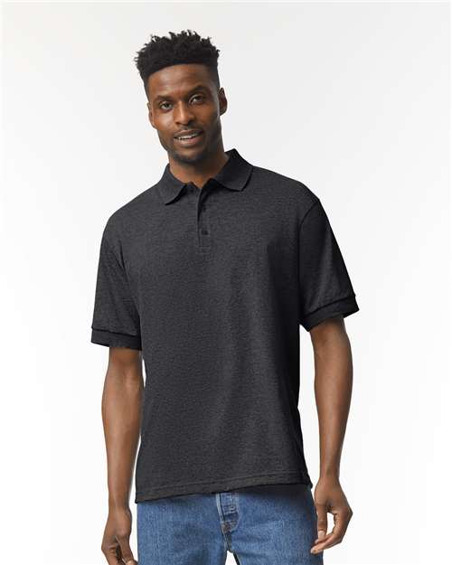 Gildan 223, 8800 Unisex Dryblend Polo, Dark Heather