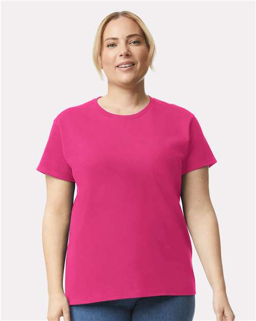 Gildan 817, 2000l Women's Ultra Cotton T-shirt, Heliconia