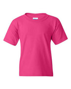 Gildan 5000B, Youth Heavy Cotton T-shirt, Heliconia