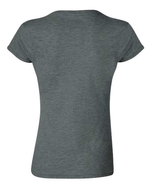 Gildan 809, 64000l Women's Softstyle T-shirt, Dark Heather