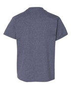 Gildan 5000B, Youth Heavy Cotton T-shirt, Heather Navy
