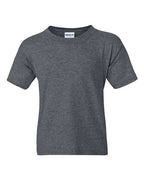 Gildan 8000B, Youth Dryblend T-shirt, Dark Heather