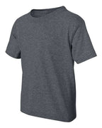 Gildan 526, 8000b Youth Dryblend T-shirt, Dark Heather