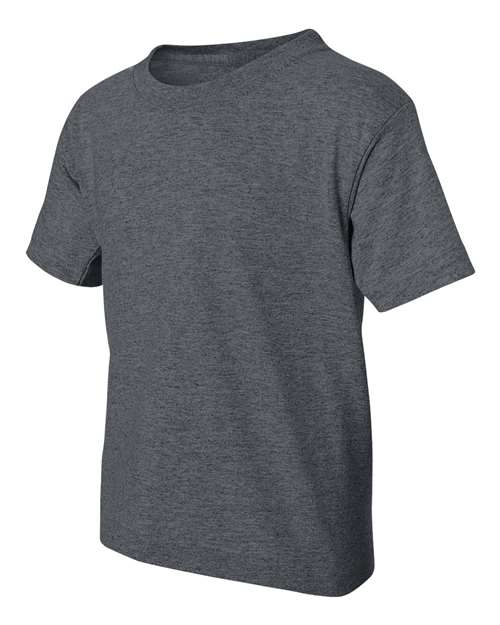 Gildan 526, 8000b Youth Dryblend T-shirt, Dark Heather