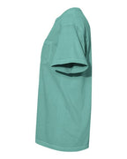 Comfort Colors 6030, Unisex Garment-dyed Heavyweight Pocket T-shirt, Seafoam