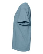 Comfort Colors 6030, Unisex Garment-dyed Heavyweight Pocket T-shirt, Ice Blue