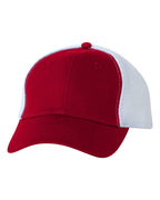 Valucap 2001, Spacer Mesh-back Cap, Red/ White