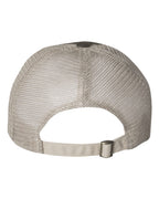 Valucap 2002, Contrast-stitch Mesh-back Cap, Olive/ Khaki
