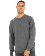 BELLA + CANVAS 3901, Fleece - Premium - Crew, Grey Triblend