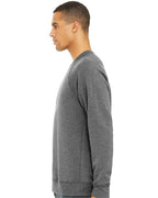 BELLA + CANVAS 3901, Fleece - Premium - Crew, Grey Triblend