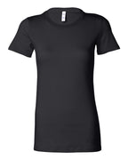BELLA + CANVAS 2020, 6004 Women's Slim Fit Tee, Black