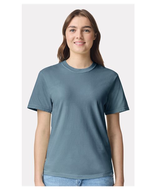 Comfort Colors 1717, Unisex Garment-dyed Heavyweight T-shirt, Ice Blue