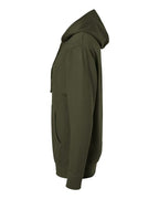 Independent Trading Co. SS4500, Unisex Midweight Hooded Sweatshirt, Army Heather