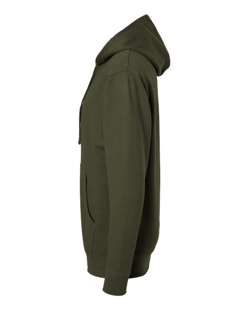 Independent Trading Co. SS4500, Unisex Midweight Hooded Sweatshirt, Army Heather