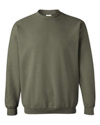 Gildan 18000, Unisex Heavy Blend Crewneck Sweatshirt, Military Green