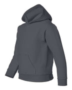 Gildan 557, 18500b Youth Heavy Blend Hooded Sweatshirt, Charcoal