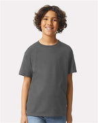 Gildan 2000B, Youth Ultra Cotton T-shirt, Charcoal