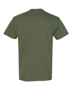 Gildan 5000B, Youth Heavy Cotton T-shirt, Military Green