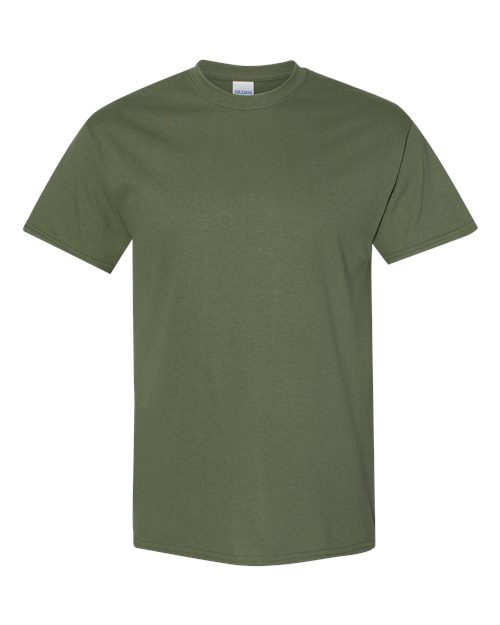 Gildan 543, 5000b Youth Heavy Cotton T-shirt, Military Green
