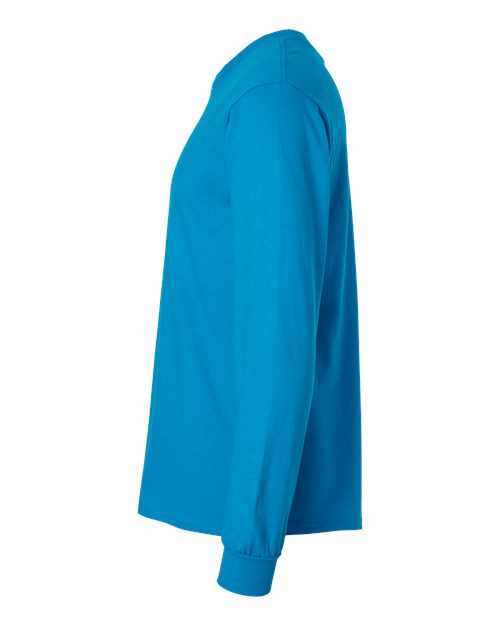 Gildan 2400, Unisex Ultra Cotton Long Sleeve T-shirt, Sapphire