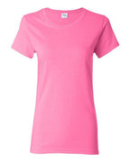 Gildan 2115, 5000l Women's Heavy Cotton T-shirt, Azalea