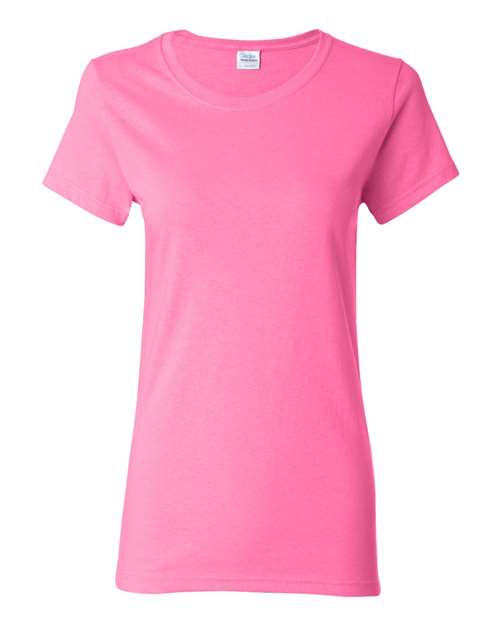 Gildan 2115, 5000l Women's Heavy Cotton T-shirt, Azalea