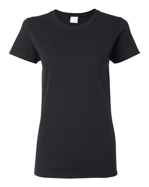 Gildan 2115, 5000l Women's Heavy Cotton T-shirt, Black
