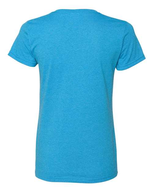 Gildan 2115, 5000l Women's Heavy Cotton T-shirt, Heather Sapphire