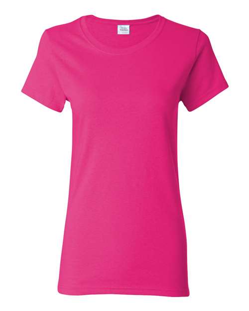Gildan 2115, 5000l Women's Heavy Cotton T-shirt, Heliconia