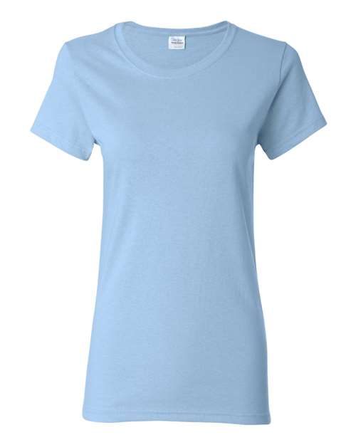 Gildan 5000L, Women's Heavy Cotton T-shirt, Light Blue