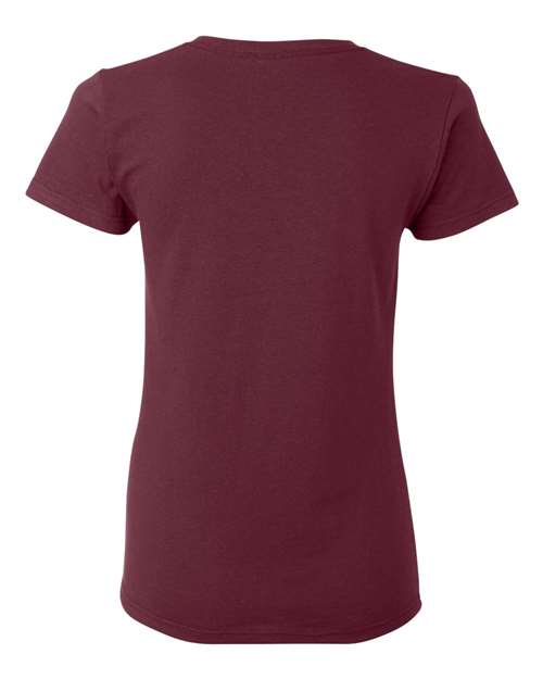 Gildan 2115, 5000l Women's Heavy Cotton T-shirt, Maroon