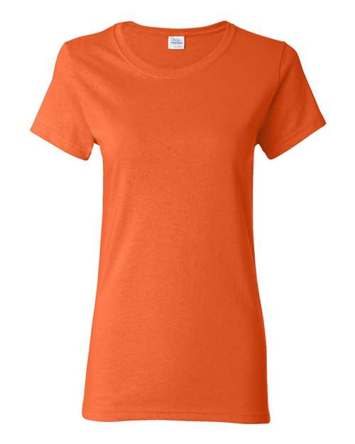 Gildan 5000L, Women's Heavy Cotton T-shirt, Orange