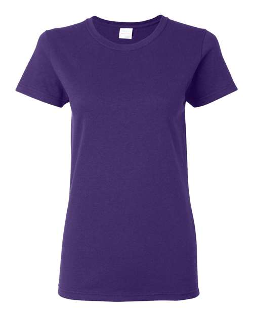 Gildan 5000L, Women's Heavy Cotton T-shirt, Purple