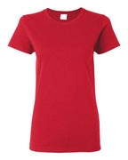 Gildan 2115, 5000l Women's Heavy Cotton T-shirt, Red