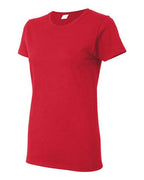 Gildan 5000L, Women's Heavy Cotton T-shirt, Red