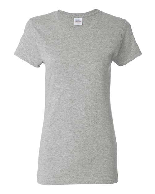 Gildan 2115, 5000l Women's Heavy Cotton T-shirt, Sport Grey