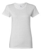Gildan 2115, 5000l Women's Heavy Cotton T-shirt, White