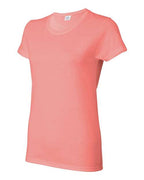 Gildan 2115, 5000l Women's Heavy Cotton T-shirt, Coral Silk