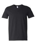 Gildan 2116, 64v00 Unisex Softstyle V-neck T-shirt, Black