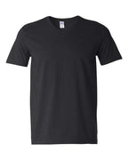 Gildan 2116, 64v00 Unisex Softstyle V-neck T-shirt, Black