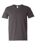 Gildan 2116, 64v00 Unisex Softstyle V-neck T-shirt, Charcoal