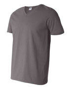 Gildan 2116, 64v00 Unisex Softstyle V-neck T-shirt, Charcoal