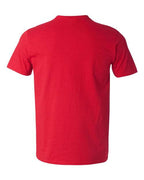 Gildan 2116, 64v00 Unisex Softstyle V-neck T-shirt, Cherry Red