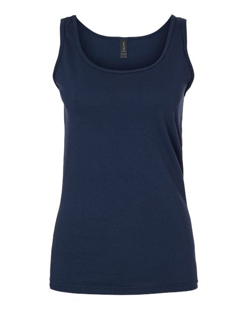Gildan 64200L, Women's Softstyle Tank Top, Navy