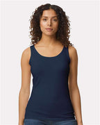 Gildan 2119, 64200l Women's Softstyle Tank Top, Navy